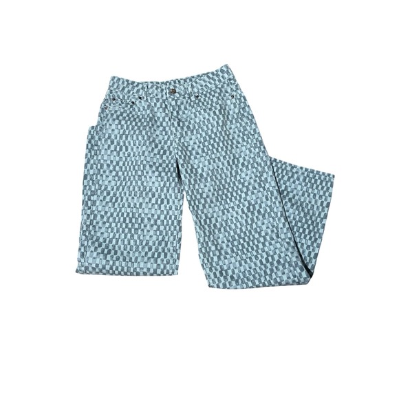 Future Collective x Target Gabriella KAREFA JOHNSON Geometric Print Jeans Size 2 - Picture 2 of 9